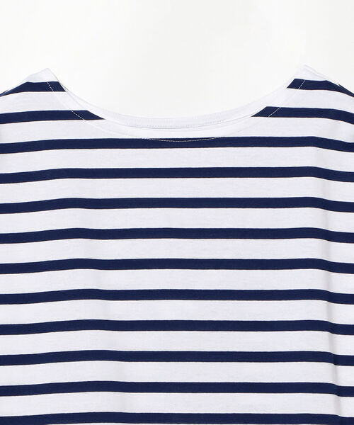 Ray BEAMS（レイビームス）の「Ray BEAMS / ボーダー ボートネック Tシャツ（Tシャツ/カットソー・レディース・ブラック/ベージュ/ネイビー・ONE SIZE）」の21枚目の写真