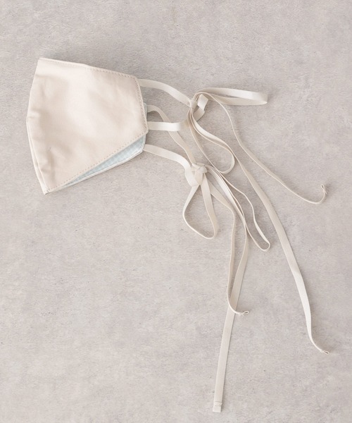 LEPSIM(レプシィム)の「クール持続抗菌加工リボンマスク 941253(マスク・レディース・チャコールグレー/ブラウン/ベージュ系その他・FREE)」の10枚目の写真