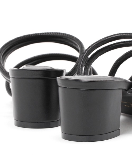 GLOBAL WORK（グローバルワーク）の「細ラインヒールサンダル/942529（サンダル・レディース・オフホワイト/ブラック/ライトグレー・MEDIUM/LARGE）」の11枚目の写真