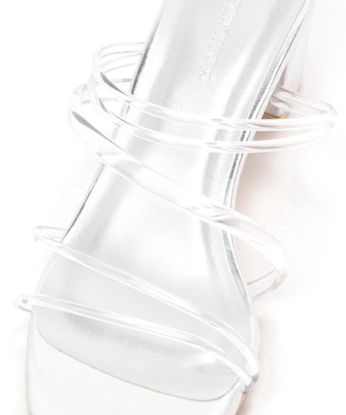 GLOBAL WORK（グローバルワーク）の「細ラインヒールサンダル/942529（サンダル・レディース・オフホワイト/ブラック/ライトグレー・MEDIUM/LARGE）」の12枚目の写真
