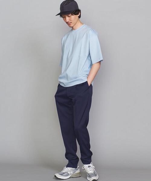 BEAUTY&YOUTH UNITED ARROWS(ビューティーアンドユースユナイテッドアローズ)の「【接触冷感】BY クール ワイド テーパード Tシャツ(Tシャツ/カットソー・メンズ・ホワイト/ライトブルー/ベージュ/ブラック・S/M/L/XL)」の9枚目の写真