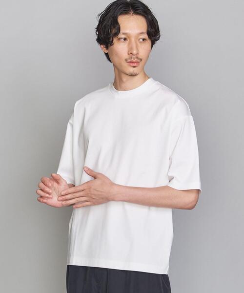 BEAUTY&YOUTH UNITED ARROWS(ビューティーアンドユースユナイテッドアローズ)の「【接触冷感】BY クール ワイド テーパード Tシャツ(Tシャツ/カットソー・メンズ・ホワイト/ライトブルー/ベージュ/ブラック・S/M/L/XL)」の17枚目の写真