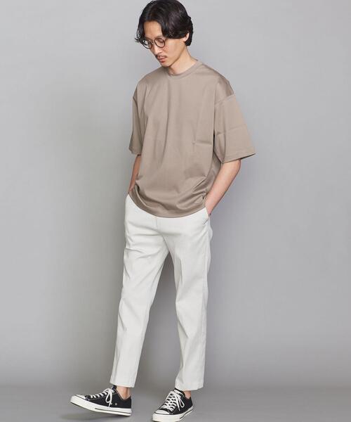BEAUTY&YOUTH UNITED ARROWS(ビューティーアンドユースユナイテッドアローズ)の「【接触冷感】BY クール ワイド テーパード Tシャツ(Tシャツ/カットソー・メンズ・ホワイト/ライトブルー/ベージュ/ブラック・S/M/L/XL)」の21枚目の写真