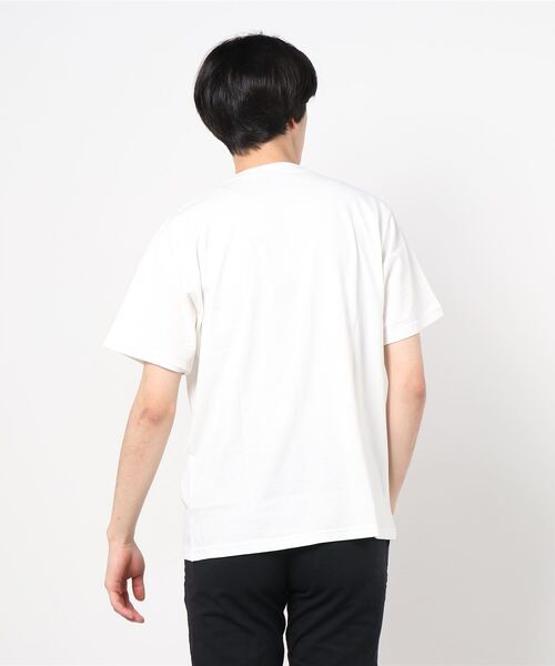 CAPTAIN STAG(キャプテンスタッグ)の「CAPTAIN STAG/キャプテンスタッグ ヘビーコットン ポケ付 ワンポイント刺繍 無地Tシャツ(Tシャツ/カットソー・メンズ・ホワイト/ブラック/ベージュ/ネイビー/グレー・LL/M/L)」の7枚目の写真
