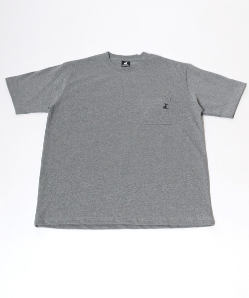 CAPTAIN STAG(キャプテンスタッグ)の「CAPTAIN STAG/キャプテンスタッグ ヘビーコットン ポケ付 ワンポイント刺繍 無地Tシャツ(Tシャツ/カットソー・メンズ・ホワイト/ブラック/ベージュ/ネイビー/グレー・LL/M/L)」の12枚目の写真