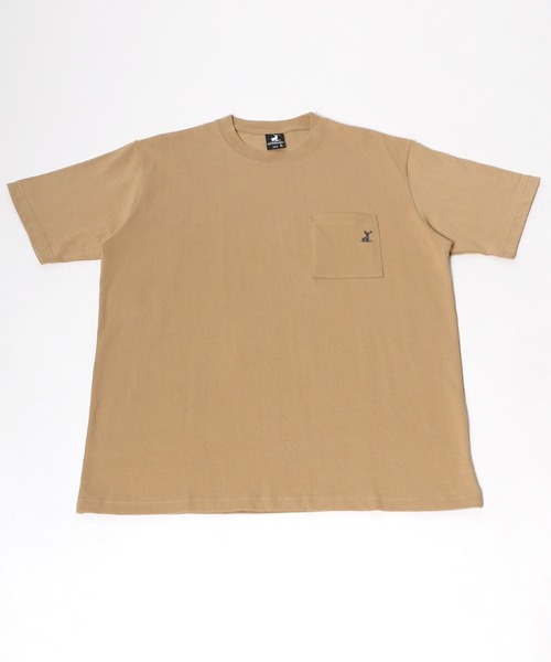 CAPTAIN STAG(キャプテンスタッグ)の「CAPTAIN STAG/キャプテンスタッグ ヘビーコットン ポケ付 ワンポイント刺繍 無地Tシャツ(Tシャツ/カットソー・メンズ・ホワイト/ブラック/ベージュ/ネイビー/グレー・LL/M/L)」の13枚目の写真
