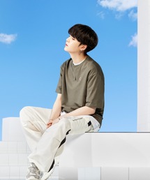 Restock【FILA/フィラ】2021SS SUMMER COLLECTION BTS 着用モデルTシャツ ※限定クリアファイル付き