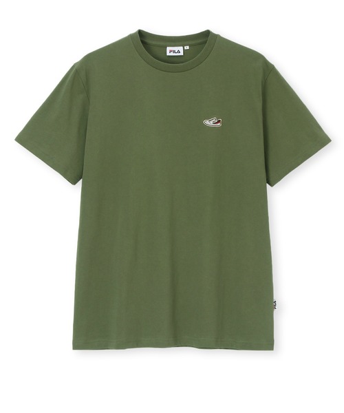 FILA(フィラ)の「Restock【FILA/フィラ】2021SS SUMMER COLLECTION BTS 着用モデルTシャツ ※限定クリアファイル付き(Tシャツ/カットソー・メンズ・カーキ・FREE)」の3枚目の写真