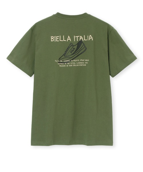 FILA(フィラ)の「Restock【FILA/フィラ】2021SS SUMMER COLLECTION BTS 着用モデルTシャツ ※限定クリアファイル付き(Tシャツ/カットソー・メンズ・カーキ・FREE)」の4枚目の写真