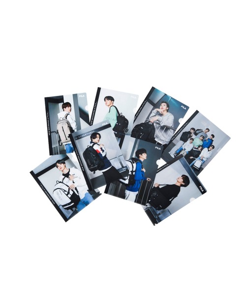 FILA(フィラ)の「Restock【FILA/フィラ】2021SS SUMMER COLLECTION BTS 着用モデルTシャツ ※限定クリアファイル付き(Tシャツ/カットソー・メンズ・カーキ・FREE)」の10枚目の写真