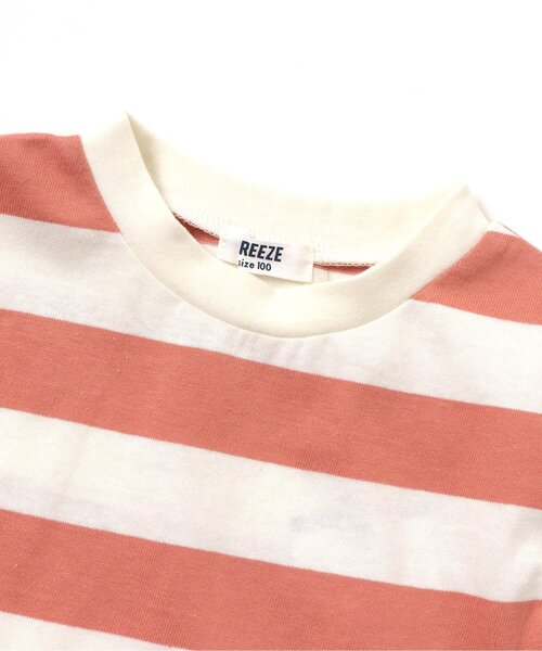 BREEZE（ブリーズ）の「/ボーダーノースリーブワンピース（ワンピース・キッズ・ブラック/オレンジ・120/130/110/140/80/100/90）」の9枚目の写真
