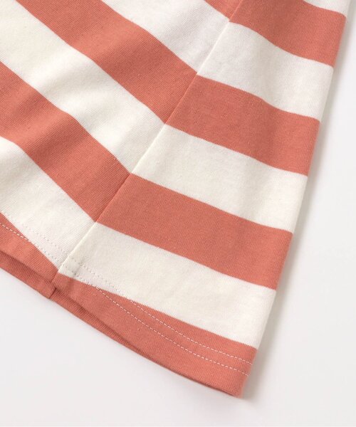 BREEZE（ブリーズ）の「/ボーダーノースリーブワンピース（ワンピース・キッズ・ブラック/オレンジ・120/130/110/140/80/100/90）」の4枚目の写真