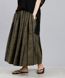 DouDou | チェックフレアスカート(スカート)