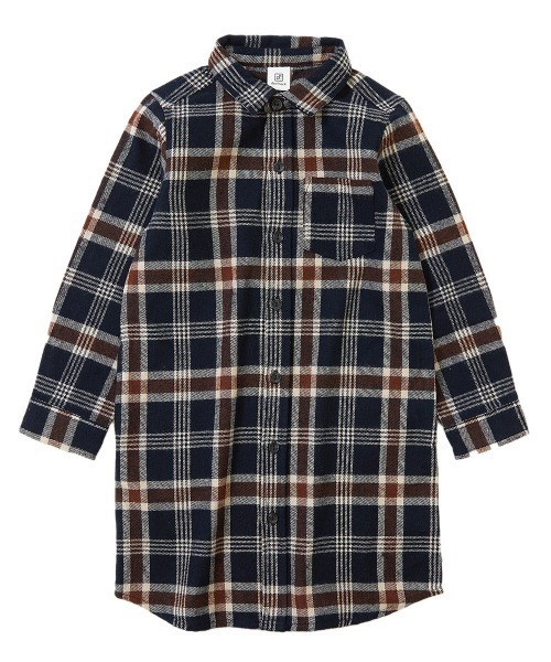 ネルシャツ ワンピース devirock devirock - デビロック☆ネルシャツワンピース☆サイズ100の通販 by