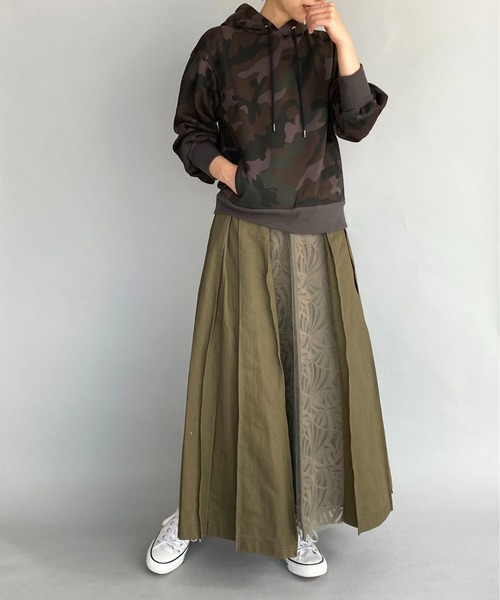 PICCIN(ピッチン)の「カモフラージュフーディ(パーカー・レディース・ブラウン系その他/グレー系その他・M)」の12枚目の写真