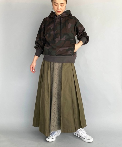 PICCIN(ピッチン)の「カモフラージュフーディ(パーカー・レディース・ブラウン系その他/グレー系その他・M)」の13枚目の写真