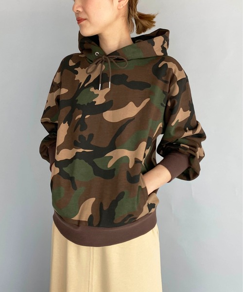 PICCIN(ピッチン)の「カモフラージュフーディ(パーカー・レディース・ブラウン系その他/グレー系その他・M)」の14枚目の写真