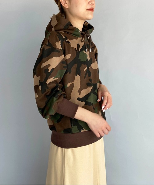 PICCIN(ピッチン)の「カモフラージュフーディ(パーカー・レディース・ブラウン系その他/グレー系その他・M)」の17枚目の写真