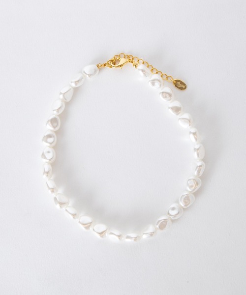 Romansual（ロマンシュアル）の「Romansual/バロックパールチョーカー（ネックレス・レディース・ホワイト・FREE）」の3枚目の写真