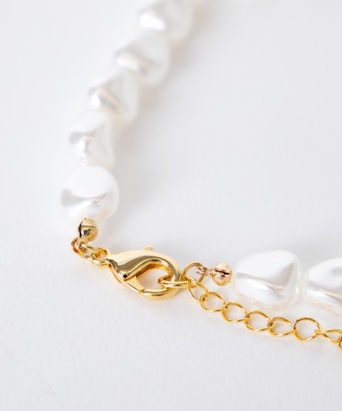 Romansual（ロマンシュアル）の「Romansual/バロックパールチョーカー（ネックレス・レディース・ホワイト・FREE）」の5枚目の写真