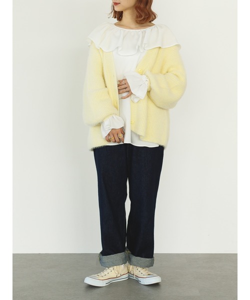 SLURR（スラ―）の「2wayフリル衿ブラウス（シャツ/ブラウス・レディース・オフホワイト・FREE）」の11枚目の写真