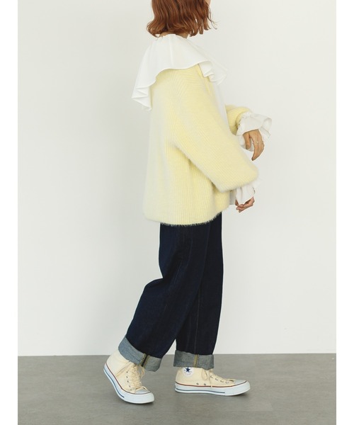 SLURR（スラ―）の「2wayフリル衿ブラウス（シャツ/ブラウス・レディース・オフホワイト・FREE）」の12枚目の写真