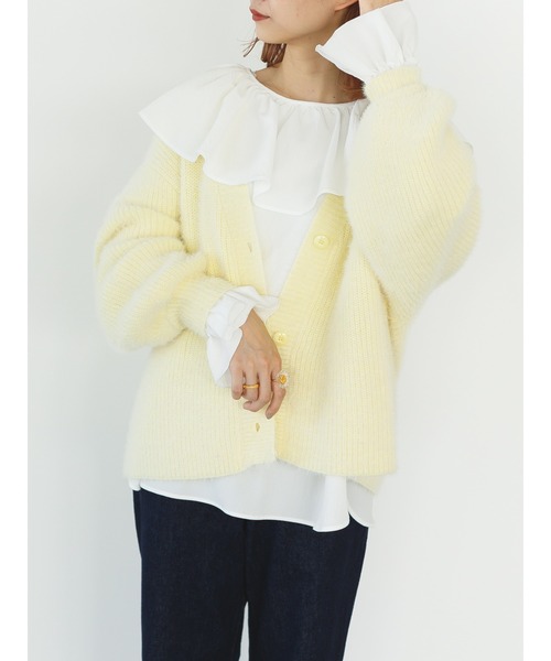 SLURR（スラ―）の「2wayフリル衿ブラウス（シャツ/ブラウス・レディース・オフホワイト・FREE）」の9枚目の写真