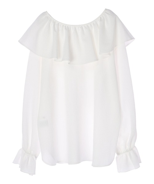 SLURR（スラ―）の「2wayフリル衿ブラウス（シャツ/ブラウス・レディース・オフホワイト・FREE）」の21枚目の写真