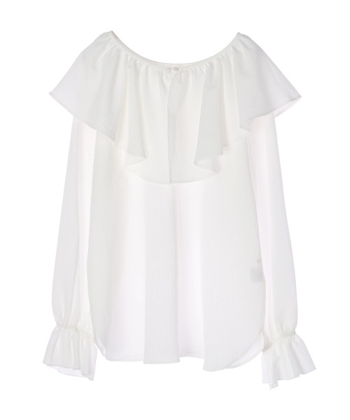 SLURR（スラ―）の「2wayフリル衿ブラウス（シャツ/ブラウス・レディース・オフホワイト・FREE）」の22枚目の写真