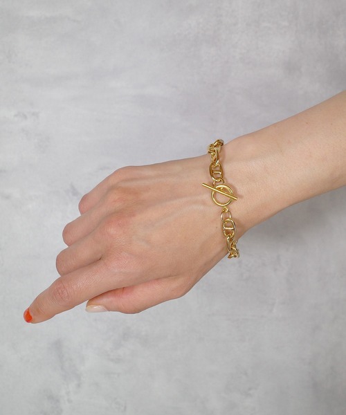 SIGNAL（シグナル）の「【SIGNAL/シグナル】　アンカーチェーンブレスレット/ マンテルチェーンブレスレット（ブレスレット・レディース・シルバー/ゴールド・17cm/20cm）」の6枚目の写真