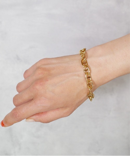 SIGNAL（シグナル）の「【SIGNAL/シグナル】　アンカーチェーンブレスレット/ マンテルチェーンブレスレット（ブレスレット・レディース・シルバー/ゴールド・17cm/20cm）」の7枚目の写真