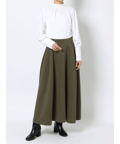 ELENDEEK（エレンディーク）の「タックボリュームスカート（スカート・レディース・ブラック/カーキ・01/02）」の17枚目の写真