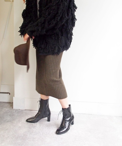 apres（アプレ）の「レ-スアップブーツ　-8650361（ブーツ・レディース・ブラック/グレー/オフホワイト/ライトブラウン・22.5cm/23.5cm/24.5cm/23.0cm/24.0cm）」の11枚目の写真