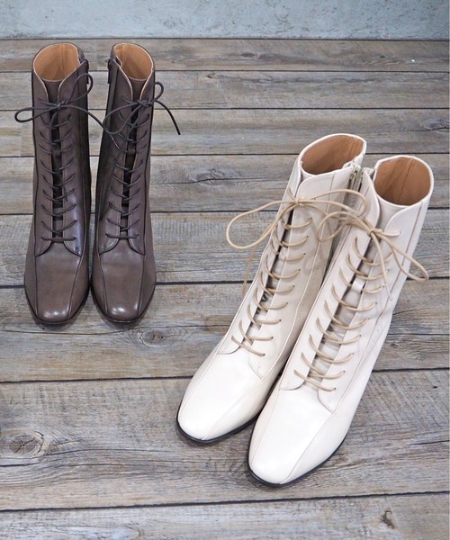 apres（アプレ）の「レ-スアップブーツ　-8650361（ブーツ・レディース・ブラック/グレー/オフホワイト/ライトブラウン・22.5cm/23.5cm/24.5cm/23.0cm/24.0cm）」の21枚目の写真