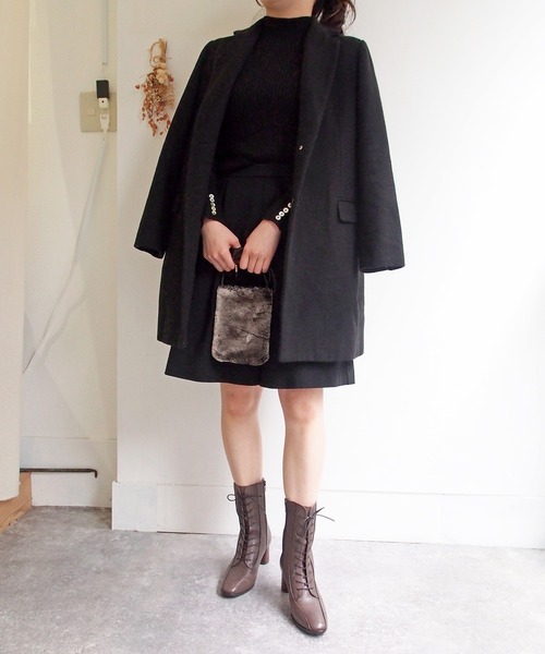 apres（アプレ）の「レ-スアップブーツ　-8650361（ブーツ・レディース・ブラック/グレー/オフホワイト/ライトブラウン・22.5cm/23.5cm/24.5cm/23.0cm/24.0cm）」の10枚目の写真