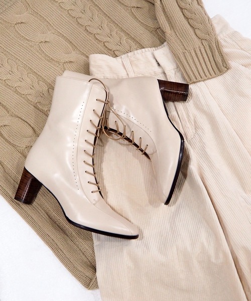 apres（アプレ）の「レ-スアップブーツ　-8650361（ブーツ・レディース・ブラック/グレー/オフホワイト/ライトブラウン・22.5cm/23.5cm/24.5cm/23.0cm/24.0cm）」の15枚目の写真