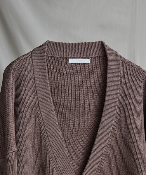 WIDE AZE CARDIGAN（カーディガン/ボレロ）｜WYM LIDNM（ウィム バイ