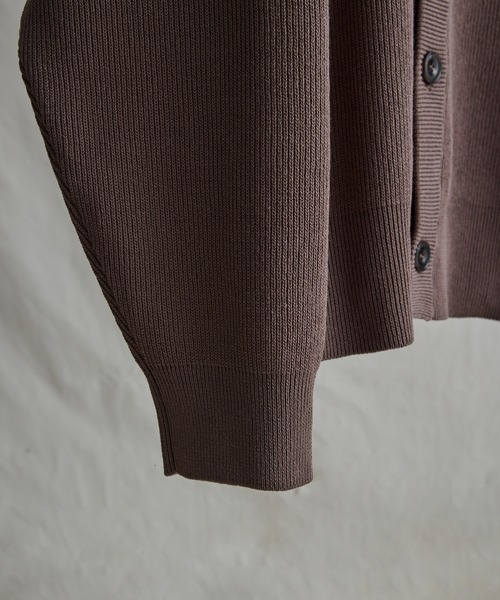 WYM LIDNM(ウィム バイ リドム)の「WIDE AZE CARDIGAN(カーディガン/ボレロ・メンズ・ベージュ/グリーン系その他/ライトベージュ/チャコールグレー/ブラウン・S/M/L)」の20枚目の写真