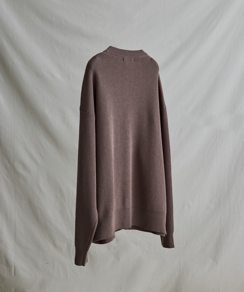 WYM LIDNM(ウィム バイ リドム)の「WIDE AZE CARDIGAN(カーディガン/ボレロ・メンズ・ベージュ/グリーン系その他/ライトベージュ/チャコールグレー/ブラウン・S/M/L)」の21枚目の写真