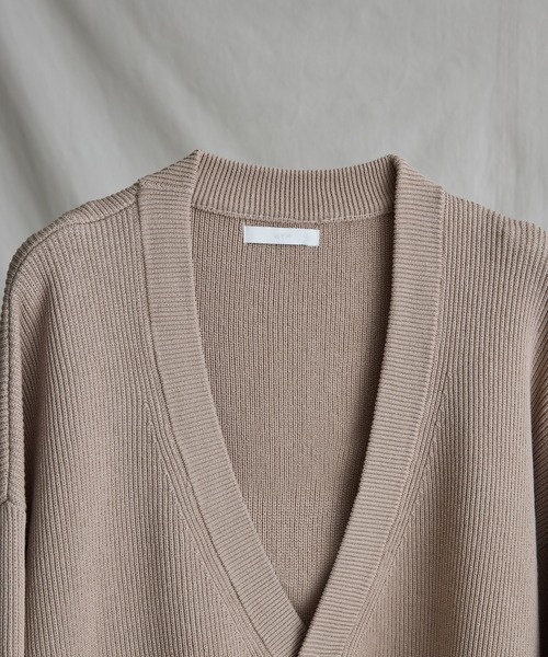 WYM LIDNM(ウィム バイ リドム)の「WIDE AZE CARDIGAN(カーディガン/ボレロ・メンズ・ベージュ/グリーン系その他/ライトベージュ/チャコールグレー/ブラウン・S/M/L)」の22枚目の写真