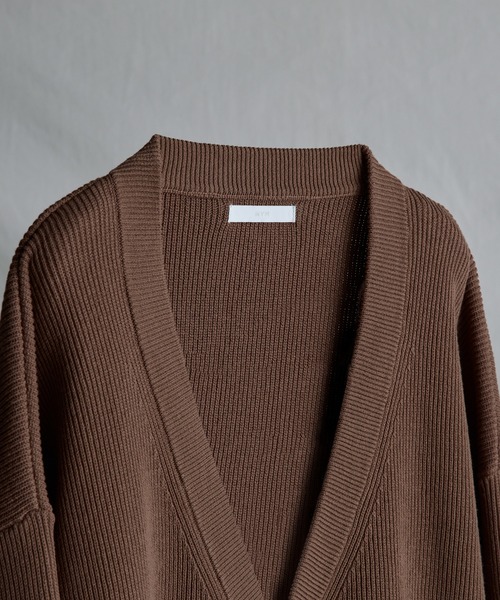 WIDE AZE CARDIGAN（カーディガン/ボレロ）｜WYM LIDNM（ウィム バイ