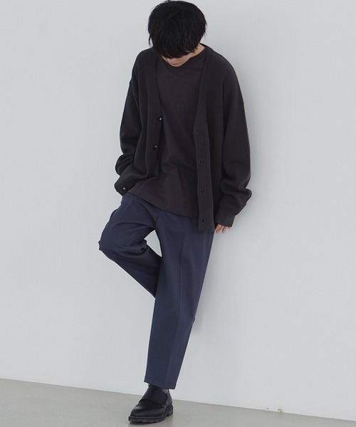 WIDE AZE CARDIGAN（カーディガン/ボレロ）｜WYM LIDNM（ウィム
