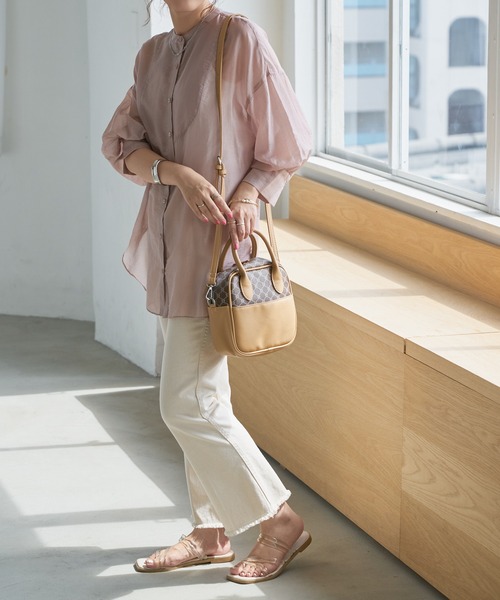 DISCOAT（ディスコート）の「ミニボストンショルダーバッグ（ショルダーバッグ・レディース・ブラック/ダークブラウン/サンドベージュ/ブラック系その他・FREE）」の13枚目の写真