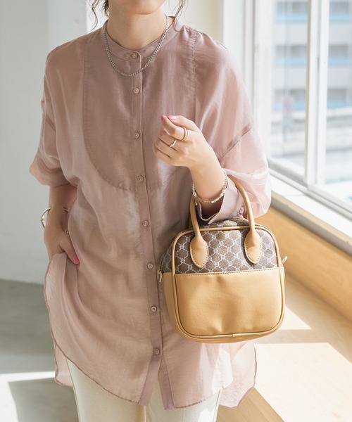 DISCOAT（ディスコート）の「ミニボストンショルダーバッグ（ショルダーバッグ・レディース・ブラック/ダークブラウン/サンドベージュ/ブラック系その他・FREE）」の15枚目の写真