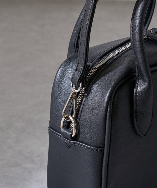 DISCOAT（ディスコート）の「ミニボストンショルダーバッグ（ショルダーバッグ・レディース・ブラック/ダークブラウン/サンドベージュ/ブラック系その他・FREE）」の18枚目の写真