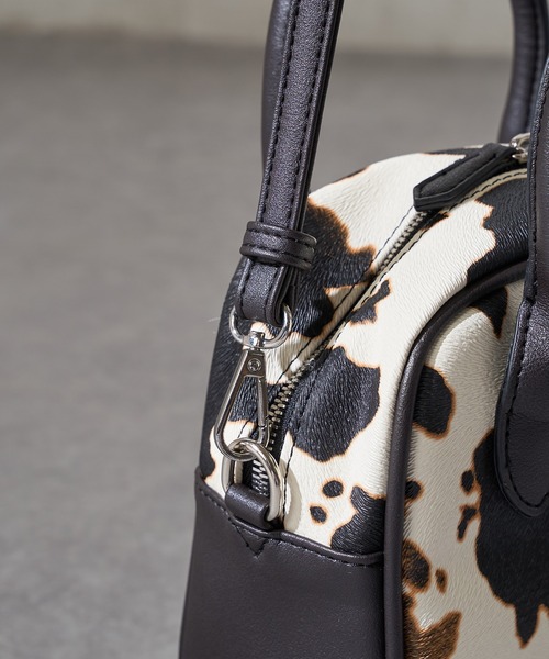 DISCOAT（ディスコート）の「ミニボストンショルダーバッグ（ショルダーバッグ・レディース・ブラック/ダークブラウン/サンドベージュ/ブラック系その他・FREE）」の21枚目の写真