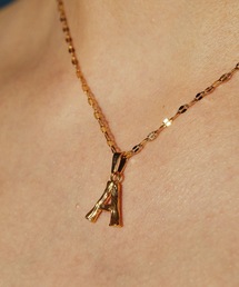 CENE | 【CENE】セネ/　[ゴールド]ペタルイニシャルチェーン ネックレス(ネックレス)