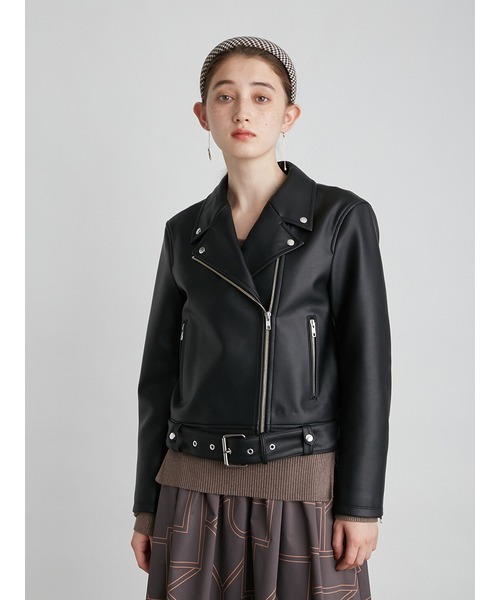 LILY BROWN（リリーブラウン）の「合皮ライダースジャケット（その他