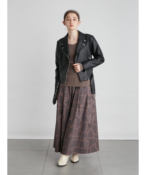 LILY BROWN（リリーブラウン）の「合皮ライダースジャケット（その他