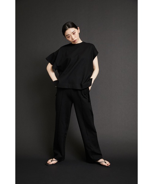 美品 HeRIN.CYE ヘリンドットサイ スエット セットアップ グレー HeRIN.CYE（ヘリンドットサイ）の「Ponte tapered pants